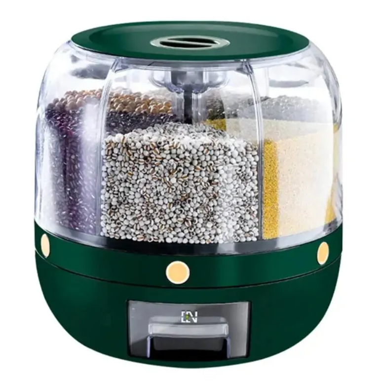 360° Rotating Grain Dispenser – SpinStore GrainKeeper