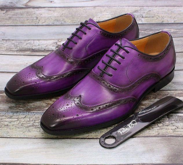Handgefertigte Herren Oxford-Schuhe aus Leder – Valentin