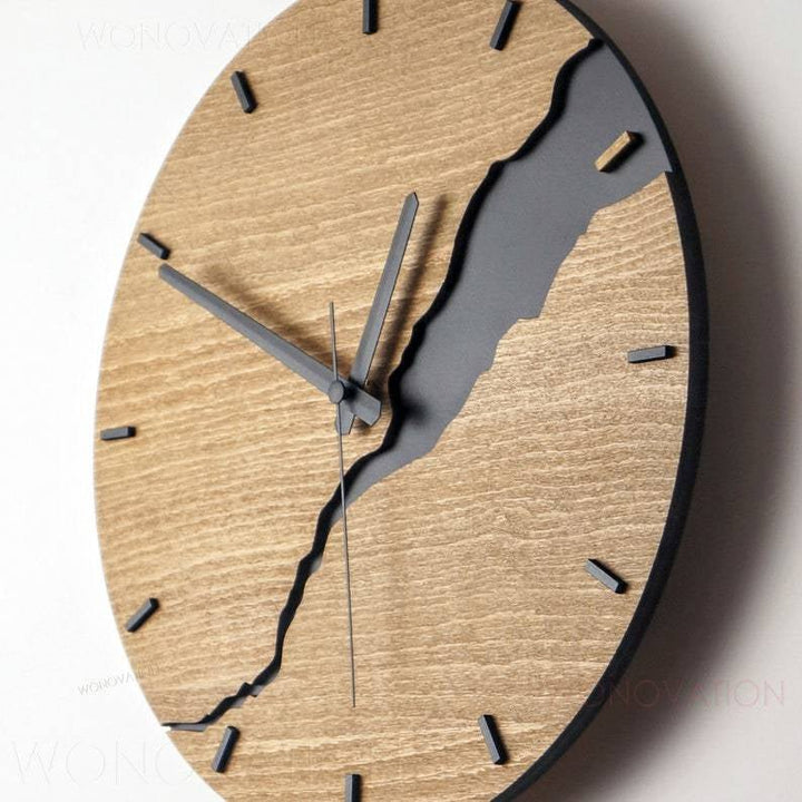 Luxus Holz Wanduhr – Nuvoro