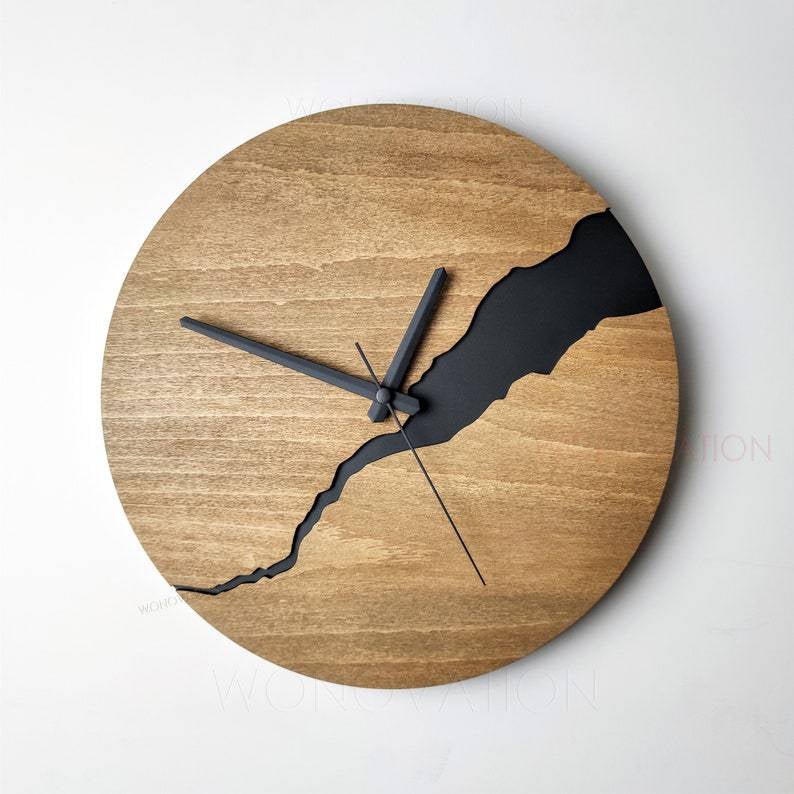 Luxus Holz Wanduhr – Nuvoro