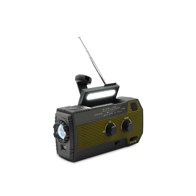 Portable Emergency Radio with Solar Power - PowerWave