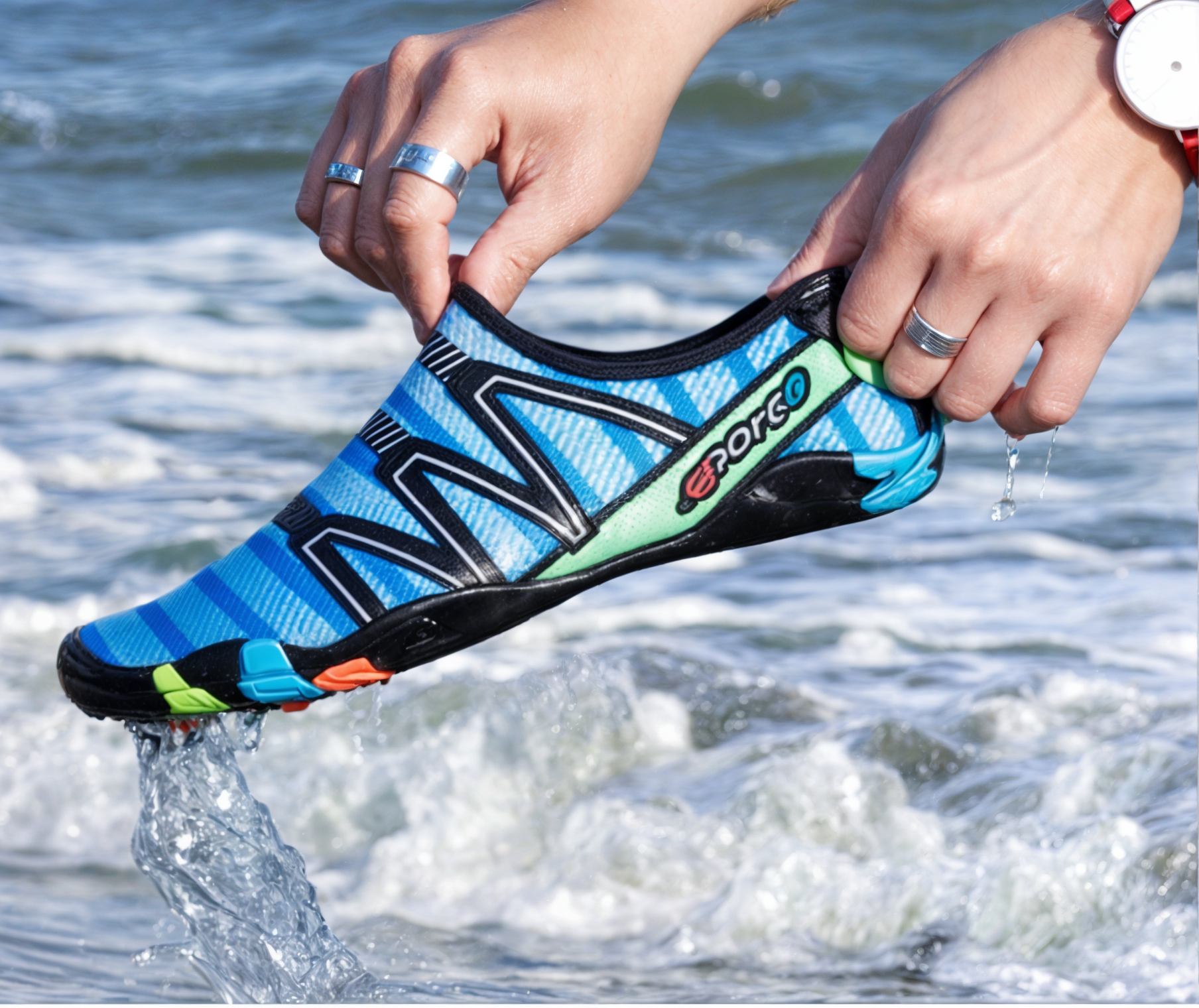 Schnelltrocknende Wasserschuhe – AquaFlex