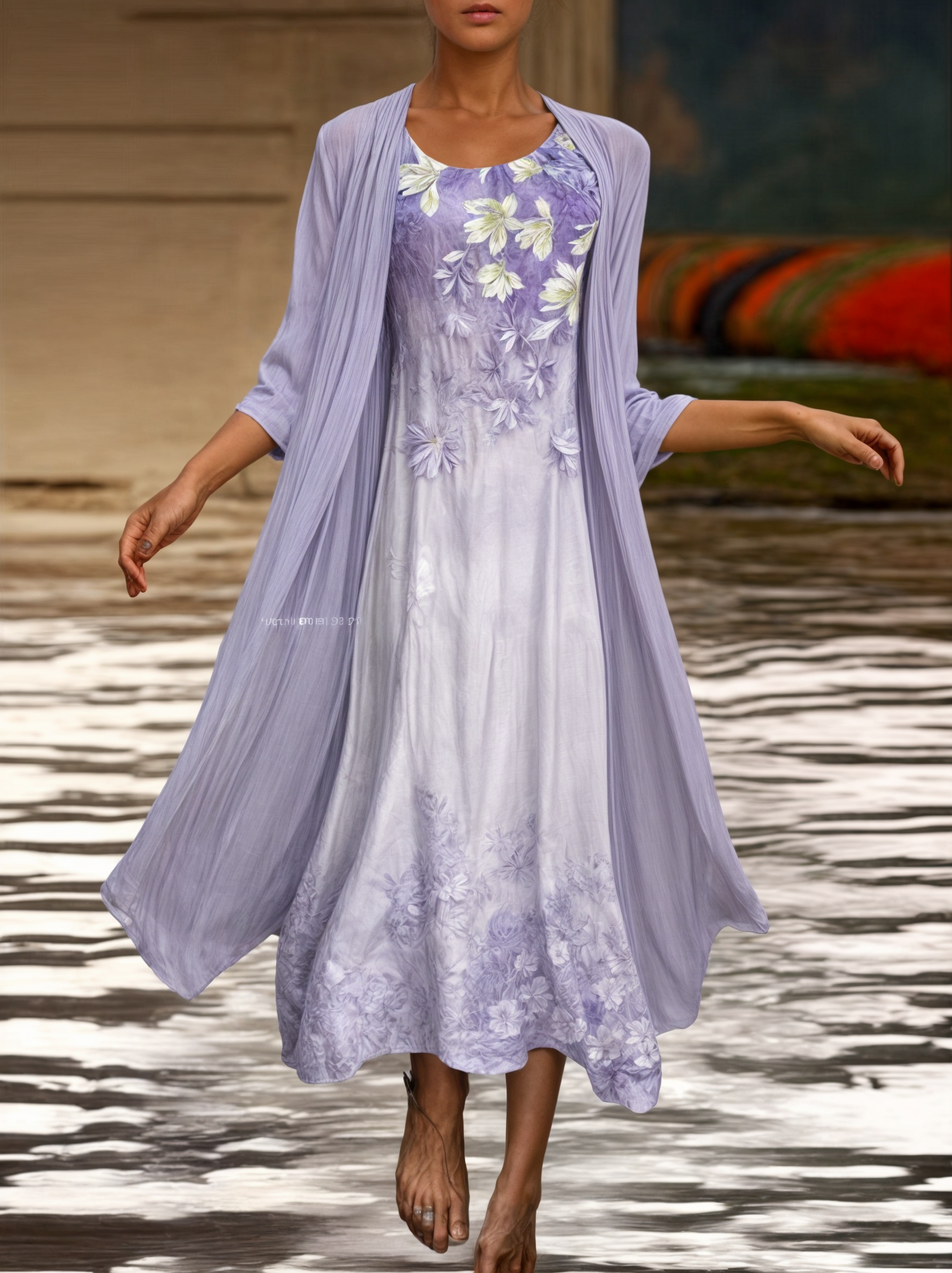 Kleid mit Blumenmuster – Eliana