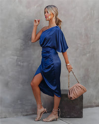 Silk Evening Dress - Amara