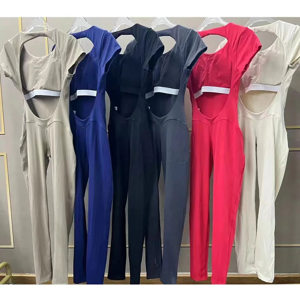 Yoga-Jumpsuit mit atmungsaktivem & flexiblem Design – Luna