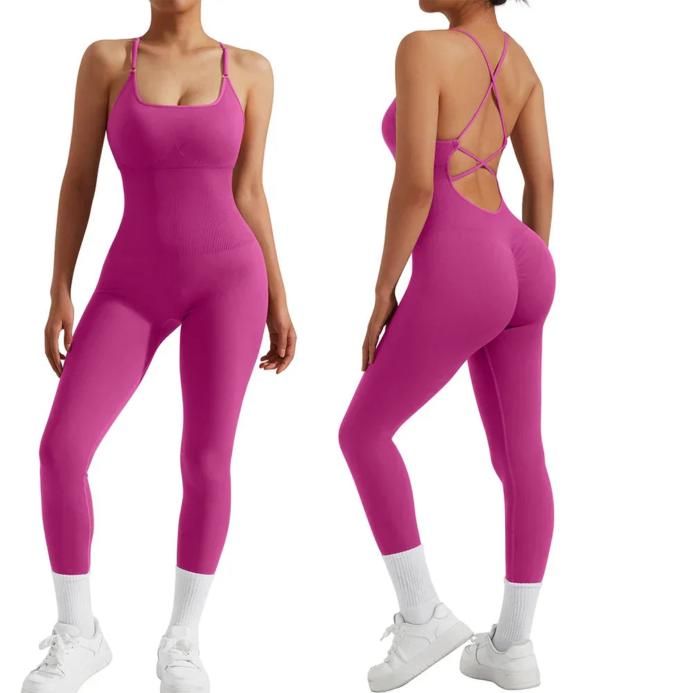 All-Season Damen Fitness Jumpsuit – Nova