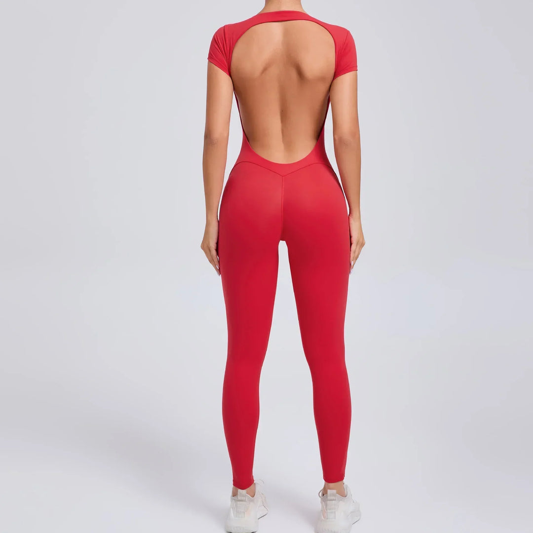 Yoga jumpsuit with breathable & flexible design – Luna