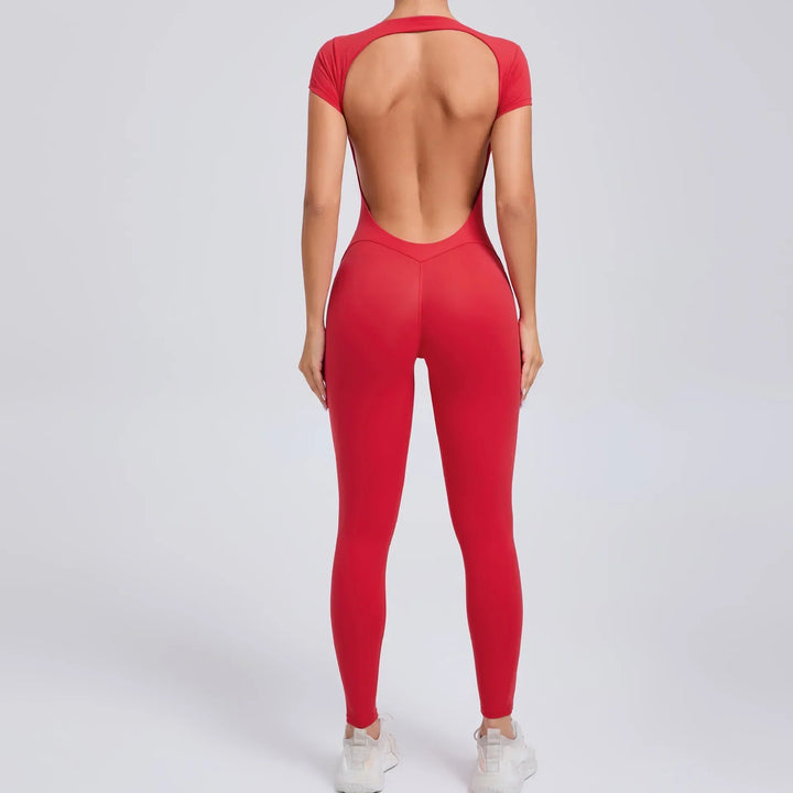 Yoga jumpsuit with breathable & flexible design – Luna