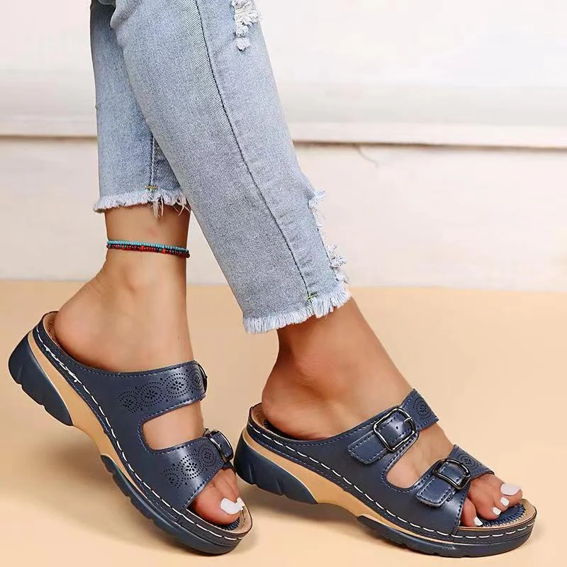 Orthopädische Damen Komfortsandalen mit Gelsohle – Sofia