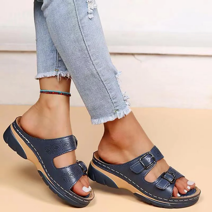 Orthopädische Damen Komfortsandalen mit Gelsohle – Sofia