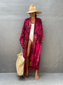 Gewebter Kimono mit Bindegürtel – Leona