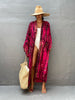 Gewebter Kimono mit Bindegürtel – Leona