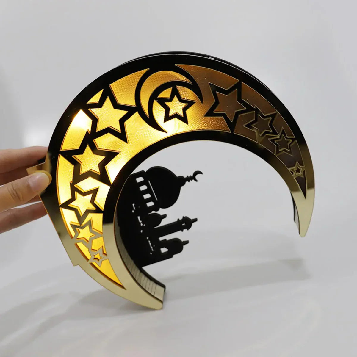 Festliche Mondförmige LED-Lampe - LunarShine