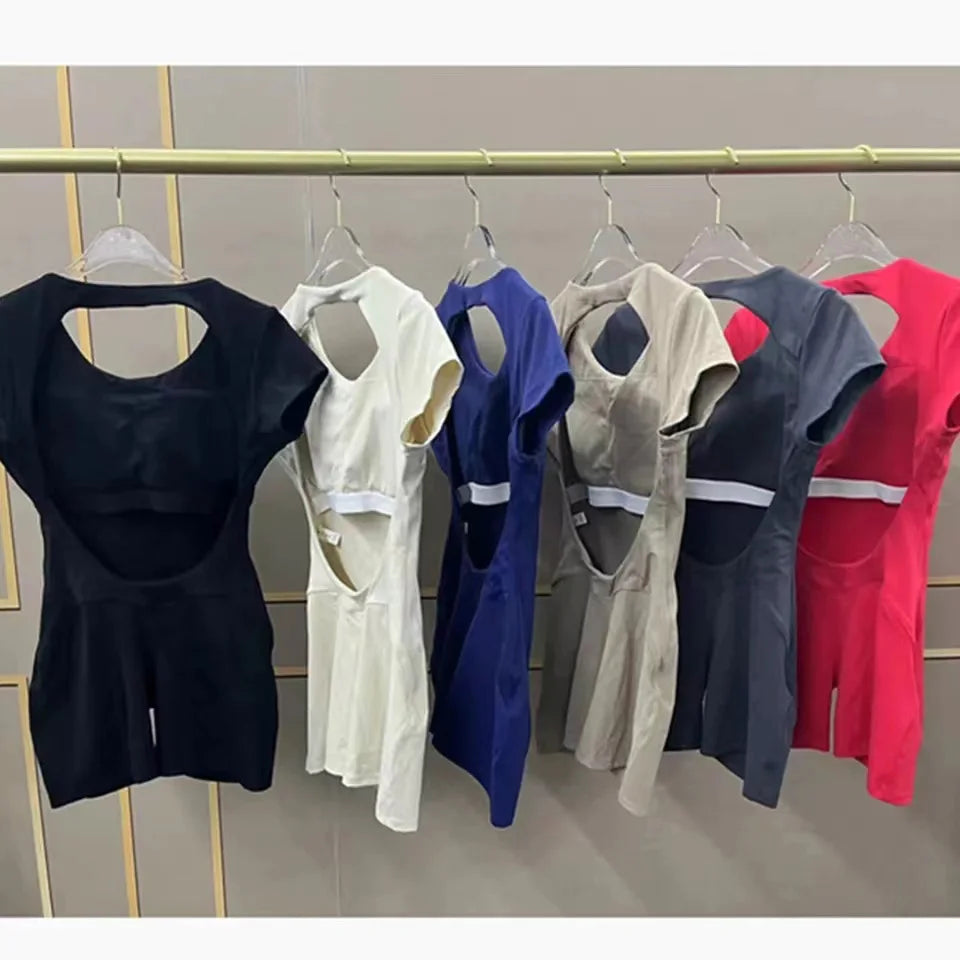Yoga-Jumpsuit mit atmungsaktivem & flexiblem Design – Luna