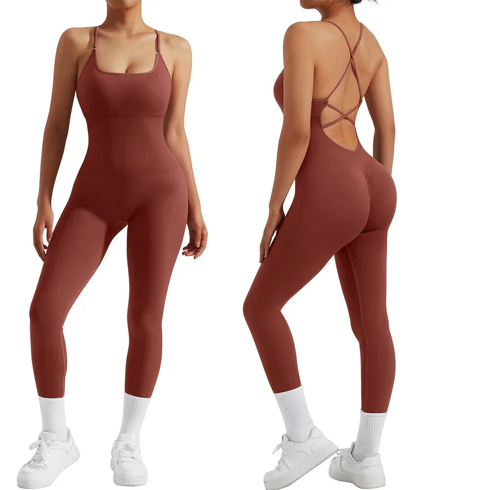 All-Season Damen Fitness Jumpsuit – Nova