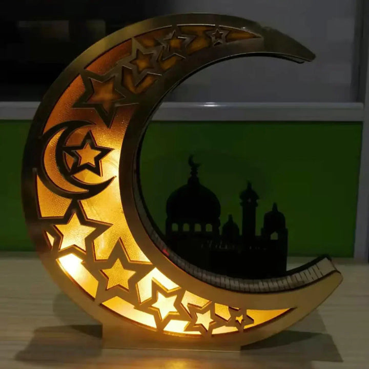 Festliche Mondförmige LED-Lampe - LunarShine