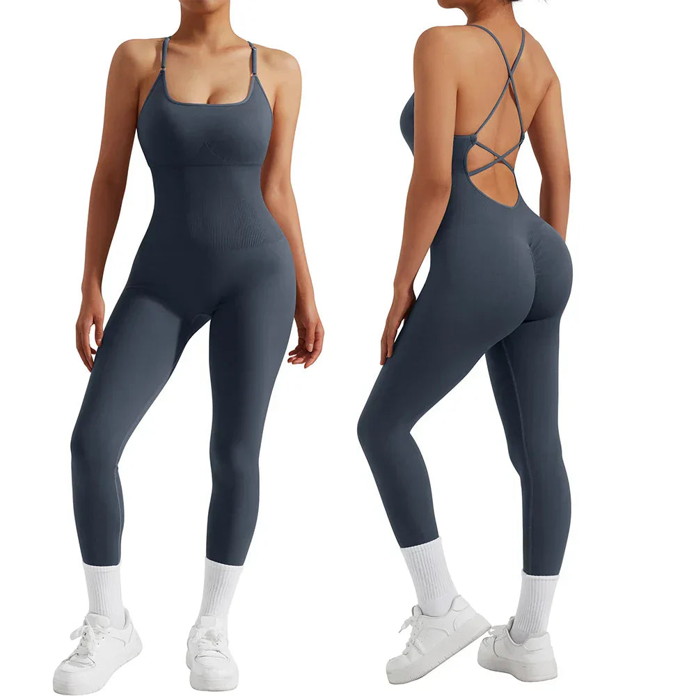 All-Season Damen Fitness Jumpsuit – Nova