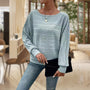 Gestreifter Damen Strickpullover – 1+1 GRATIS – Zorine