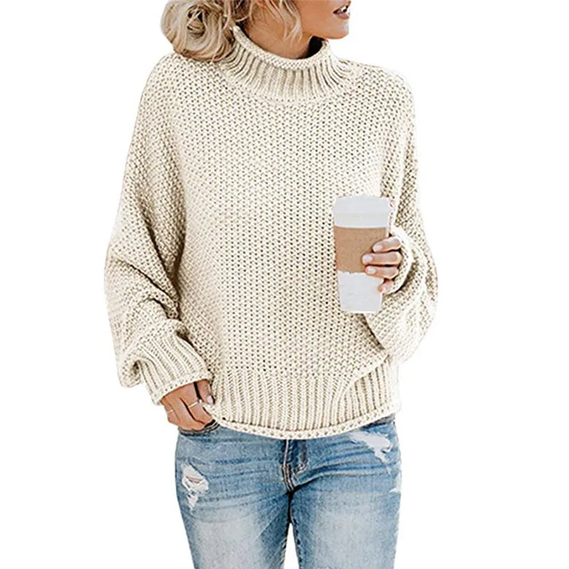 Luxe Damen Rollkragenpullover - Emma