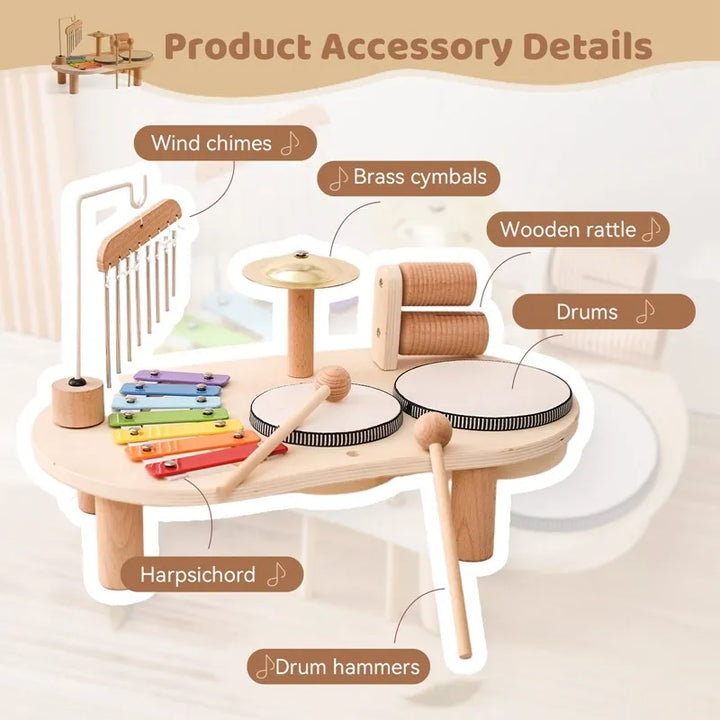 Kreatives Holzspielzeug Musikstation – MelodyMaker