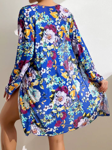 3-piece blue bikini set with flattering fit – Marisse