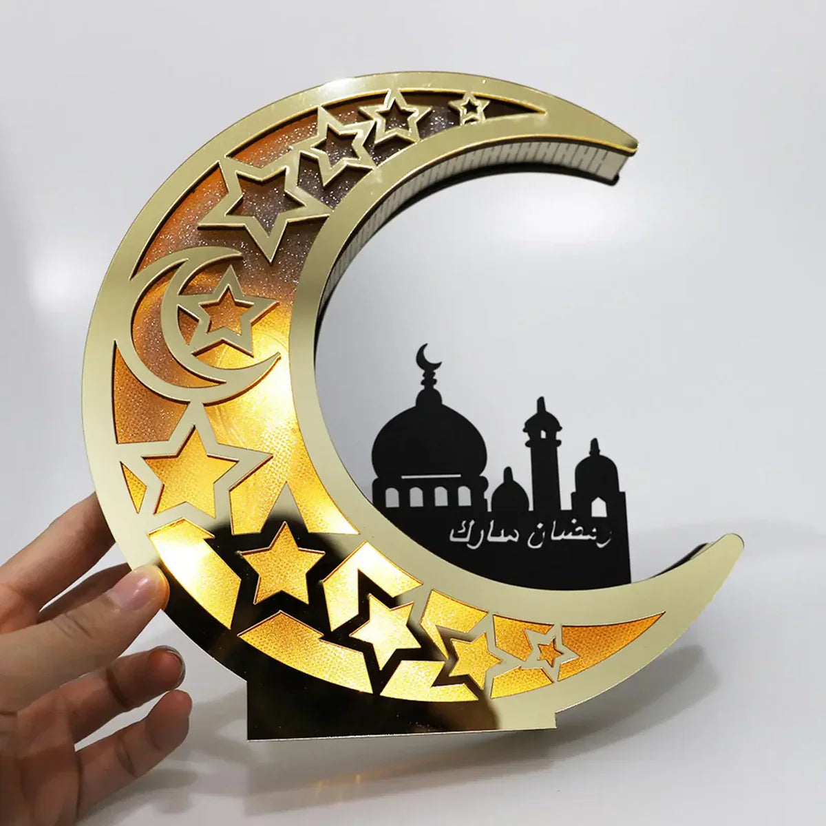 Festliche Mondförmige LED-Lampe - LunarShine