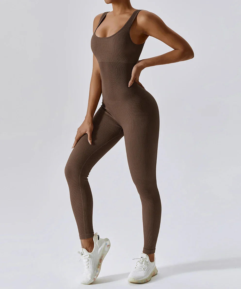 All-Season Damen Fitness Jumpsuit – Nova