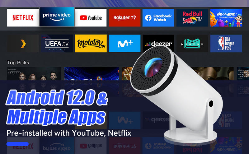 Portable Smart Projector – VisionCast 130X