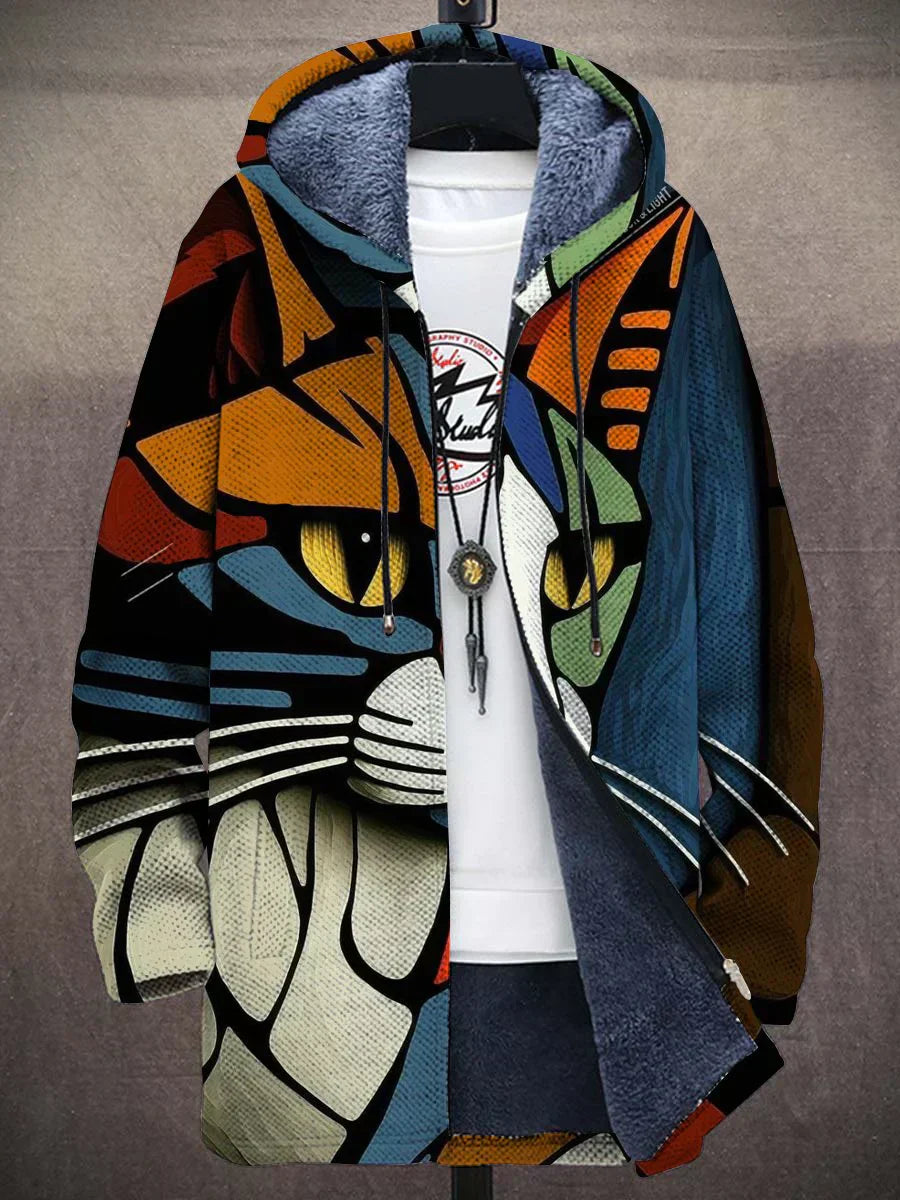 Trendige Damenjacke mit Künstlerischem Print – Isa