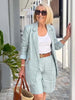 Trendy Damen Leinen Sommeranzug – Camille