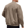 Leichte Herren Übergangsjacke im Wildleder-Look mit Stehkragen – Damian