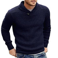 Einfarbiger Herren Strickpullover – Adrian
