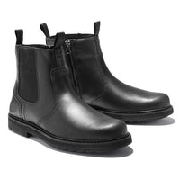 Herren Chelsea Boots klassisch aus Kunstleder mit Elastikeinsatz – Neron
