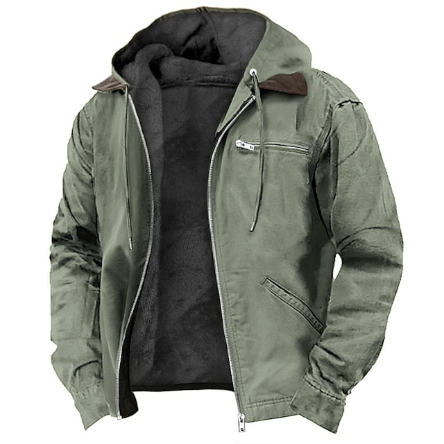 Windproof outdoor jacket with warm lining – Stormlock