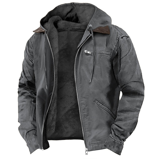 Windproof outdoor jacket with warm lining – Stormlock