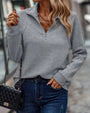 Damen-Pullover - EleganzaZip