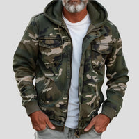 Herren-Kapuzenjacke im Camouflage-Look – Bruno