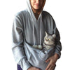 Komfortable Hoodie mit Katzentasche - CozyPurr