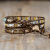 Schützendes Labradorit-Wickelarmband – Sylvana