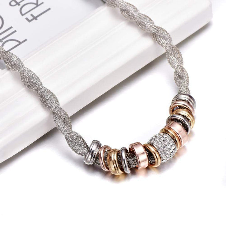 Geflochtene modische Halskette – Lynora