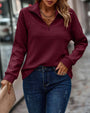 Damen-Pullover - EleganzaZip