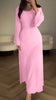 Elegantes Bodycon-Maxikleid mit Schnürung – Valencia