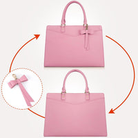 Wasserdichte Laptop-Tasche aus PU-Leder mit multifunktionalem Design für Damen