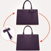 Wasserdichte Laptop-Tasche aus PU-Leder mit multifunktionalem Design für Damen