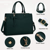 Wasserdichte Laptop-Tasche aus PU-Leder mit multifunktionalem Design für Damen