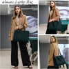 Wasserdichte Laptop-Tasche aus PU-Leder mit multifunktionalem Design für Damen