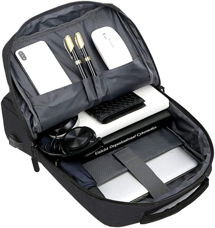 Schlanker Wasserdichter Laptop-Rucksack mit USB-Anschluss