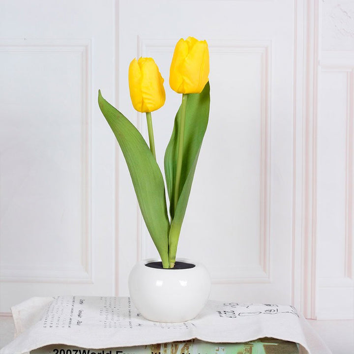 Dekorative LED Tulpe Tischlampe – Florima