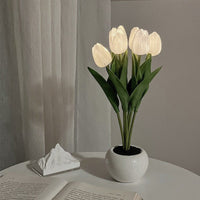 Dekorative LED Tulpe Tischlampe – Florima