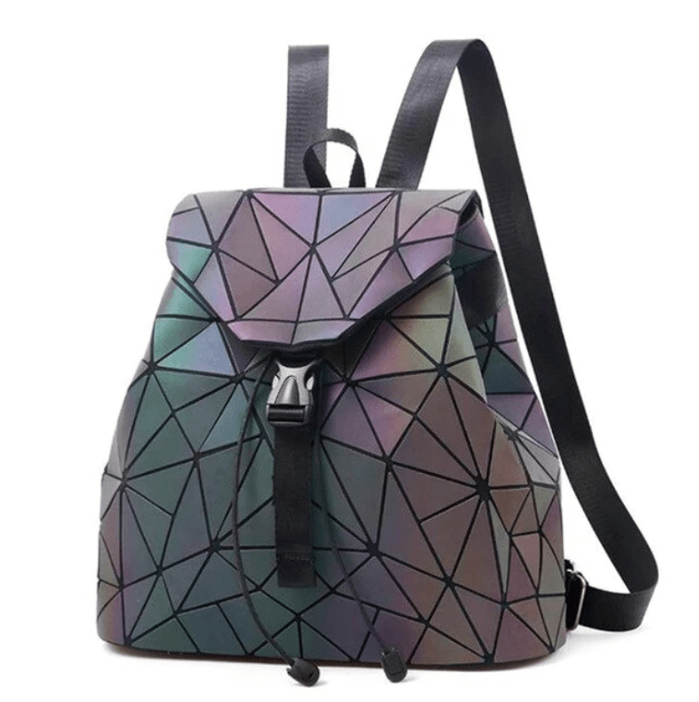 Reflektierender Farbwechsel-Geometrischer Rucksack für Damen